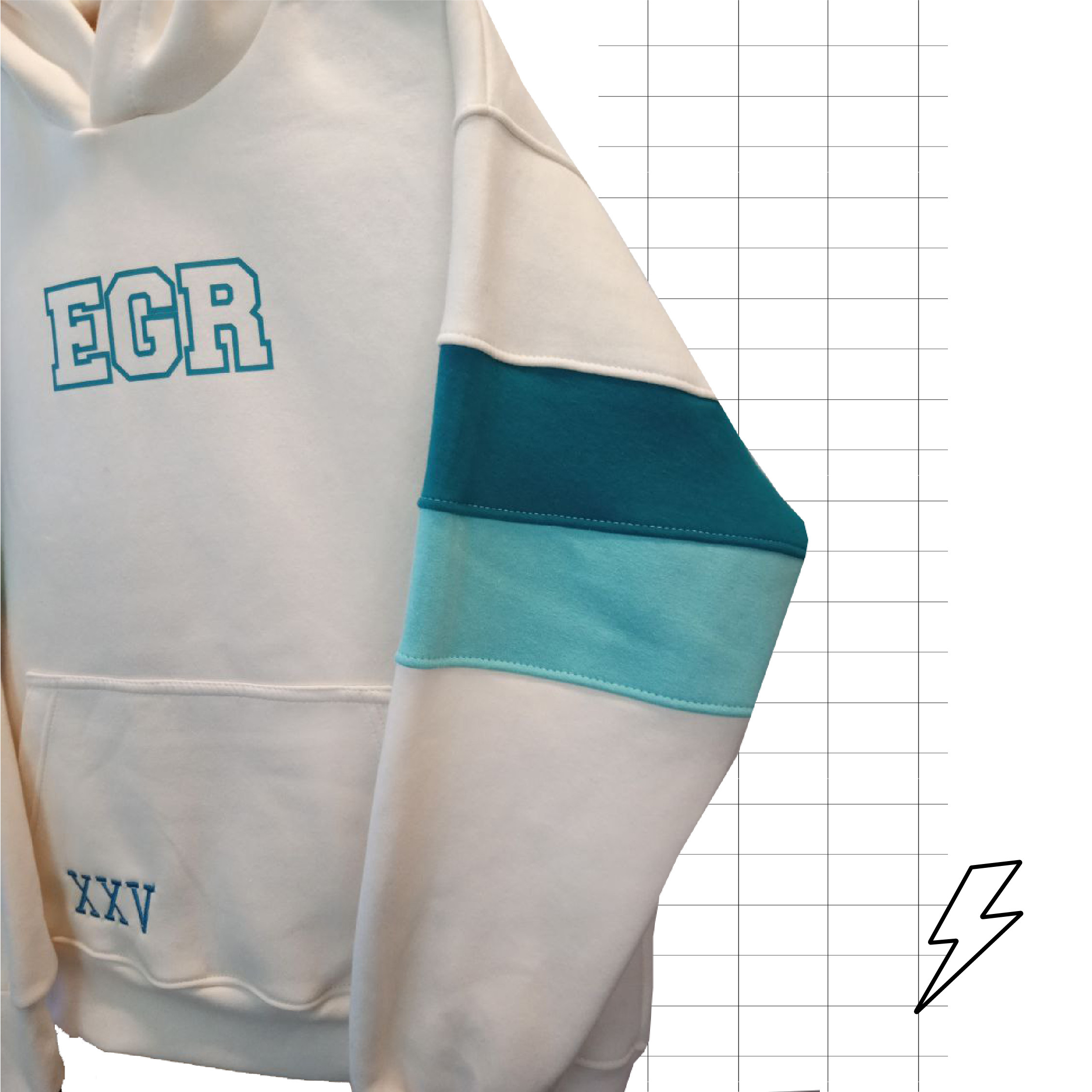 Buzo alternativo de Egresados Oversize Boca doble